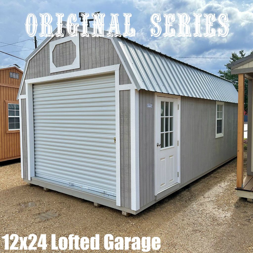 Lofted Barn Garage 12x24