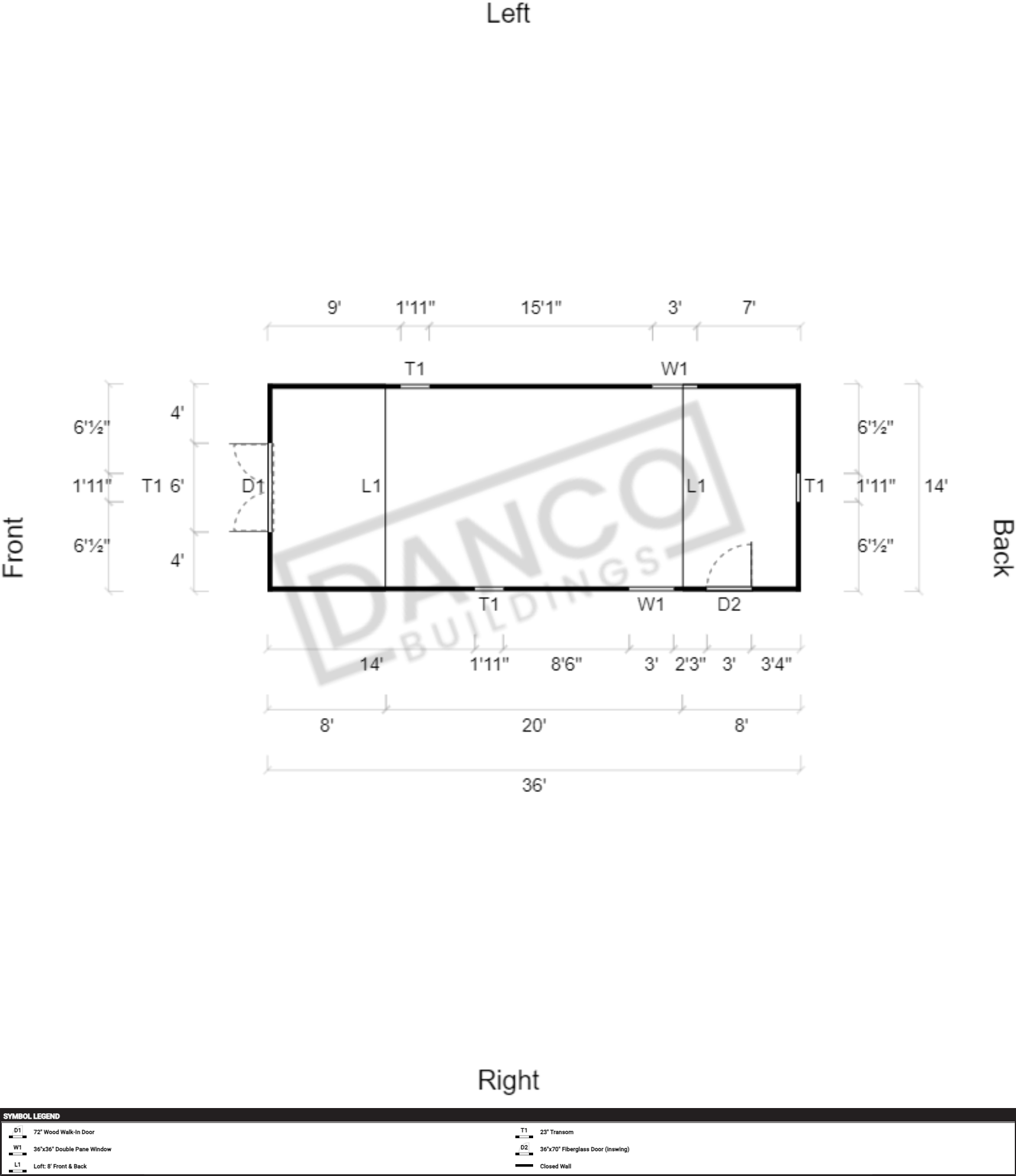 Lofted Barn 14x36 - Image 2