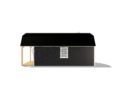 Lofted Barn Cabin 12x24/240222 - Image 3