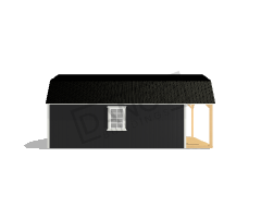 Lofted Barn Cabin 12x24/240222 - Image 4