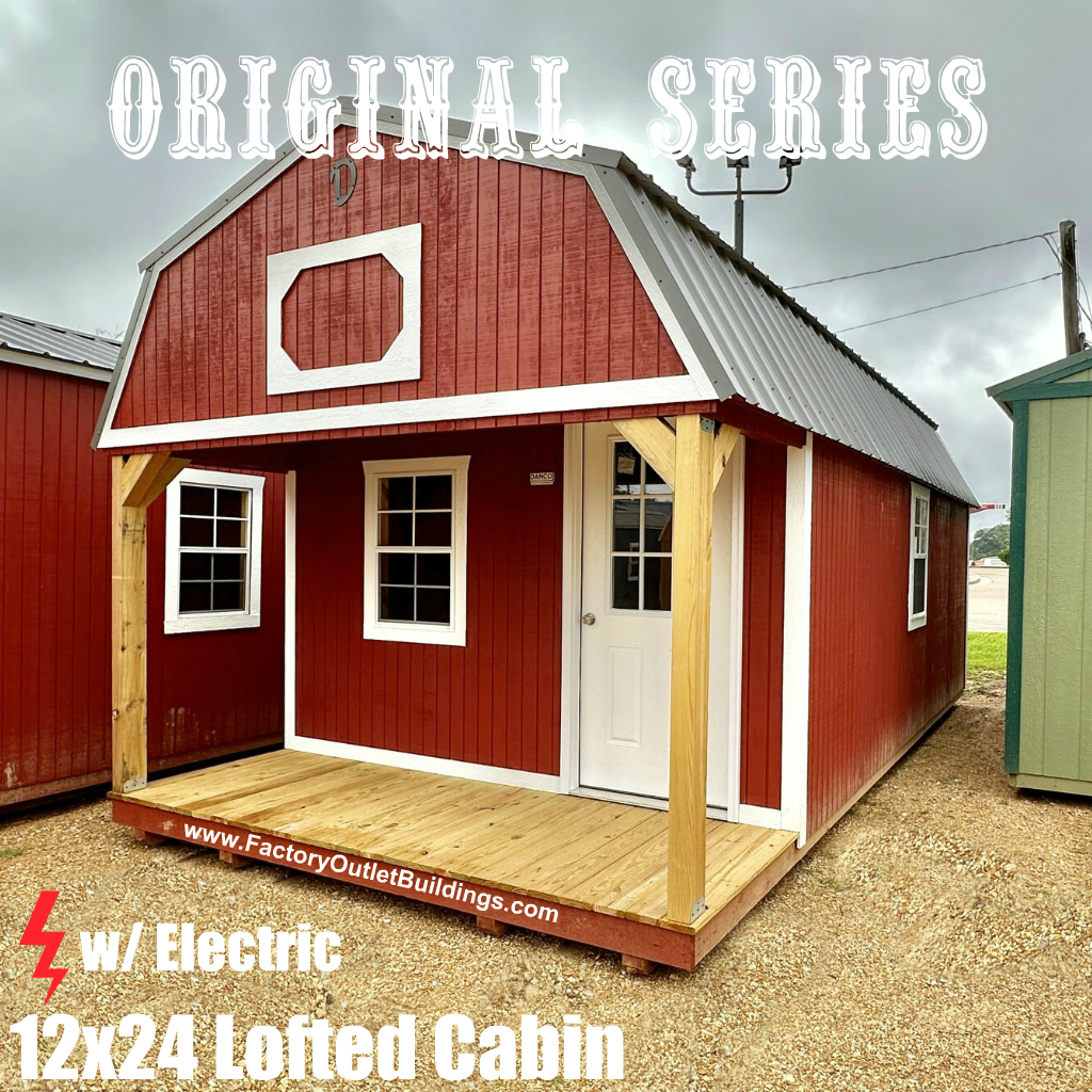 Lofted Barn Cabin 12x24