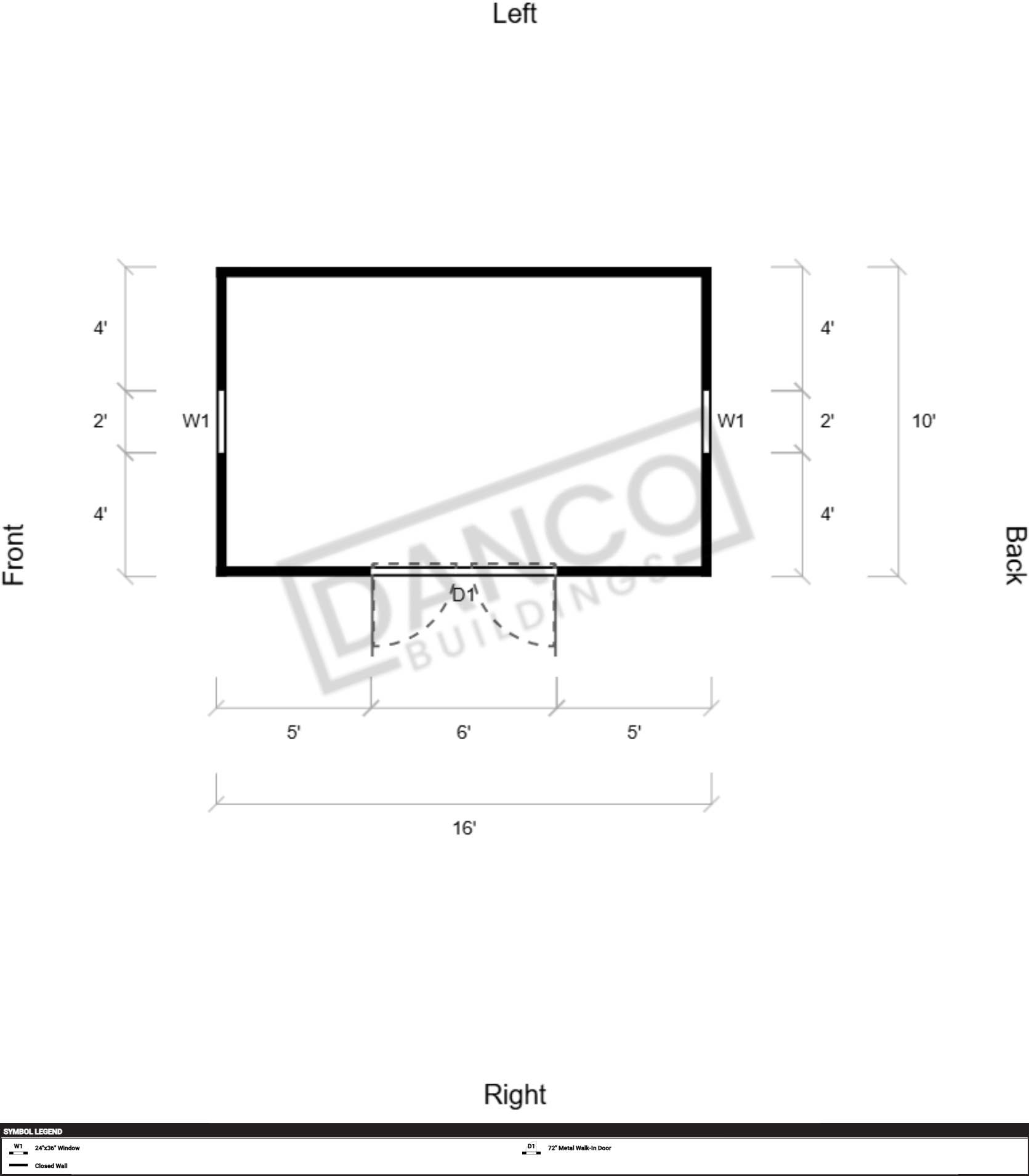 Extra Economy Lofted Barn 10x16/240433 - Image 2