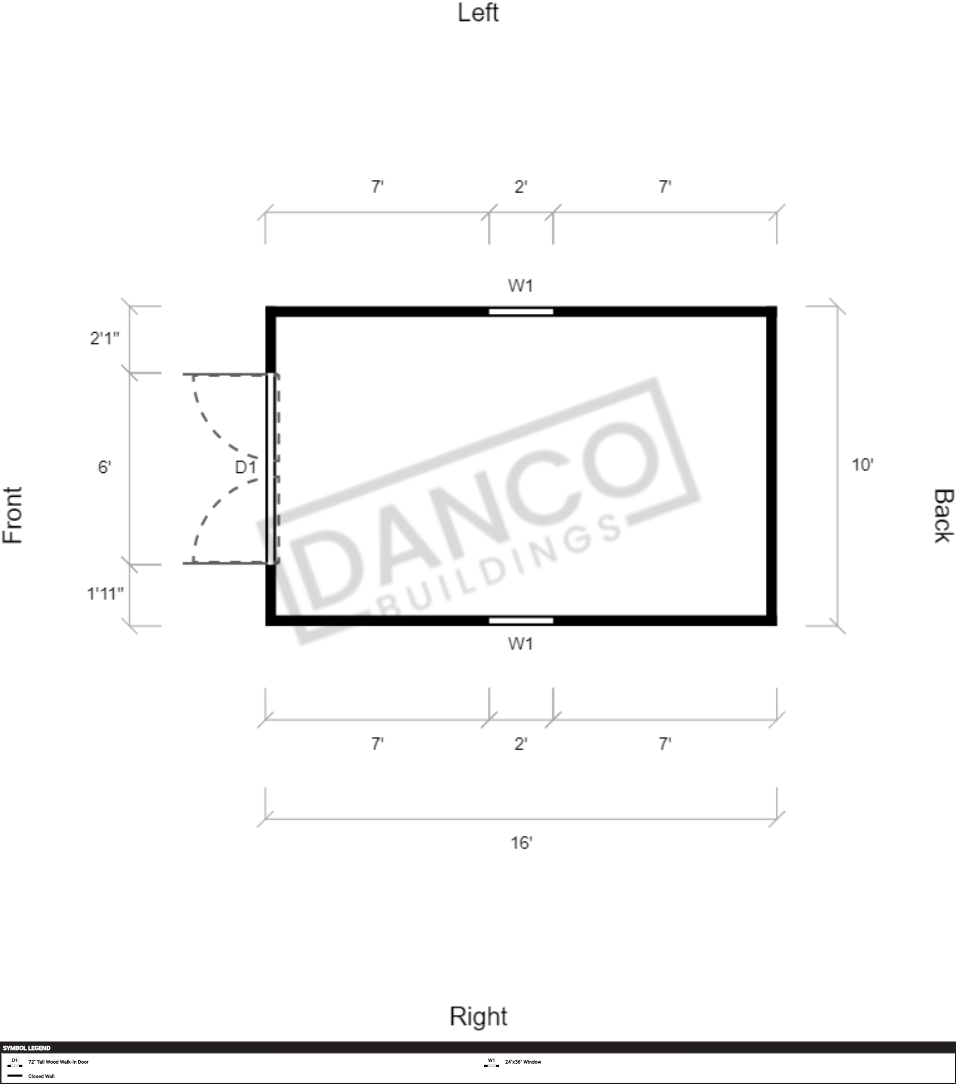 Utility Shed 10x16 - Image 2