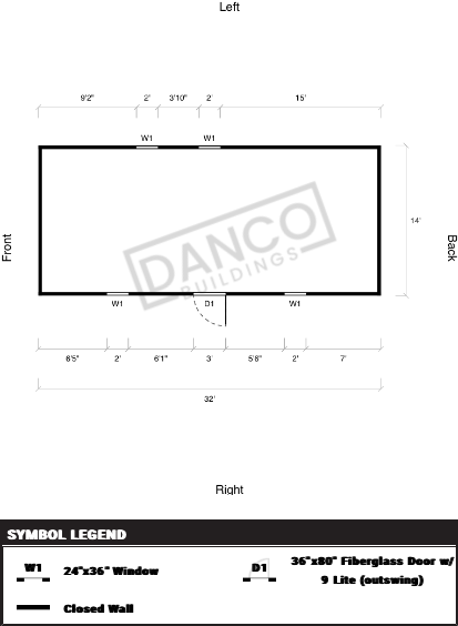 Utility Shed 14x32 - Image 2