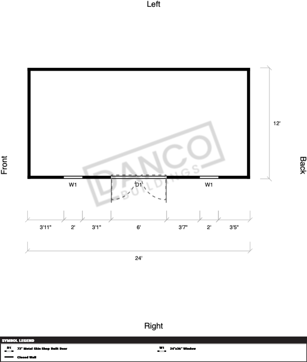 Extra Economy Metal Utility 12x24 - Image 2