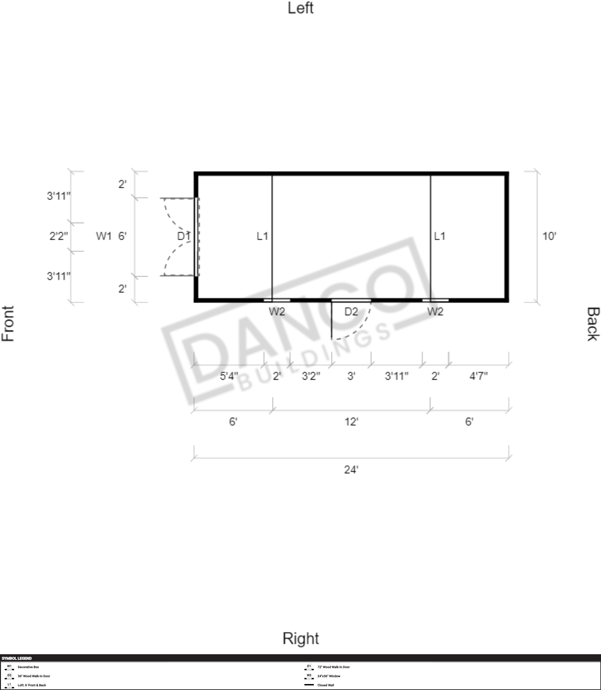 Lofted Barn 10x24/240426 - Image 2
