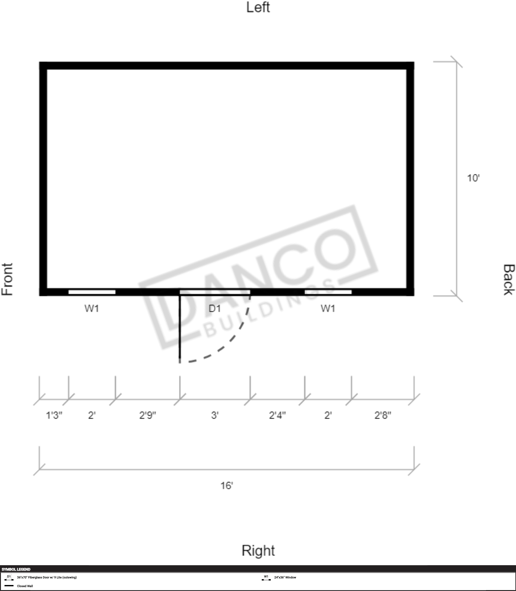 Garden Shed 10x16/240474 - Image 2