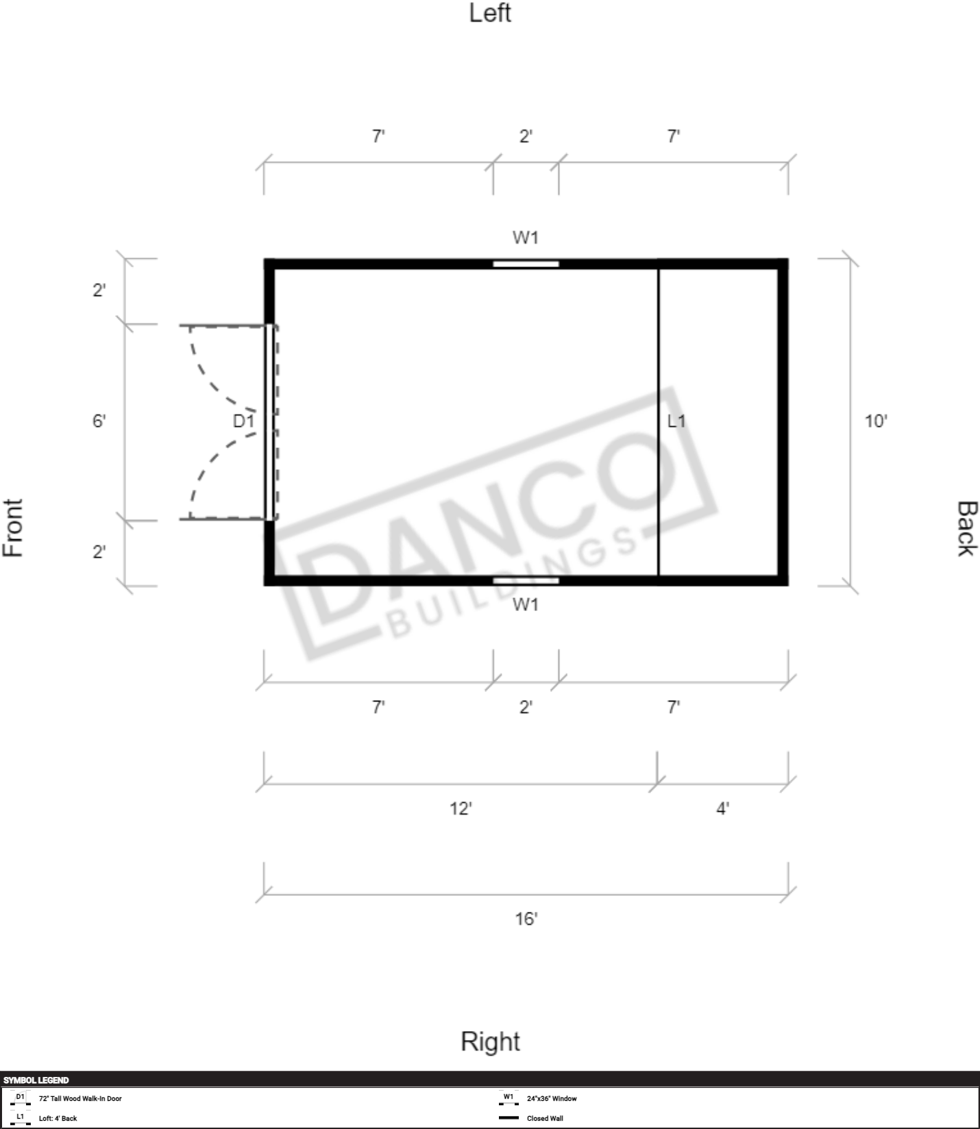 Lofted Barn 10x16 - Image 2