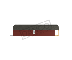 Lofted Barn Cabin 16x50 - Image 4