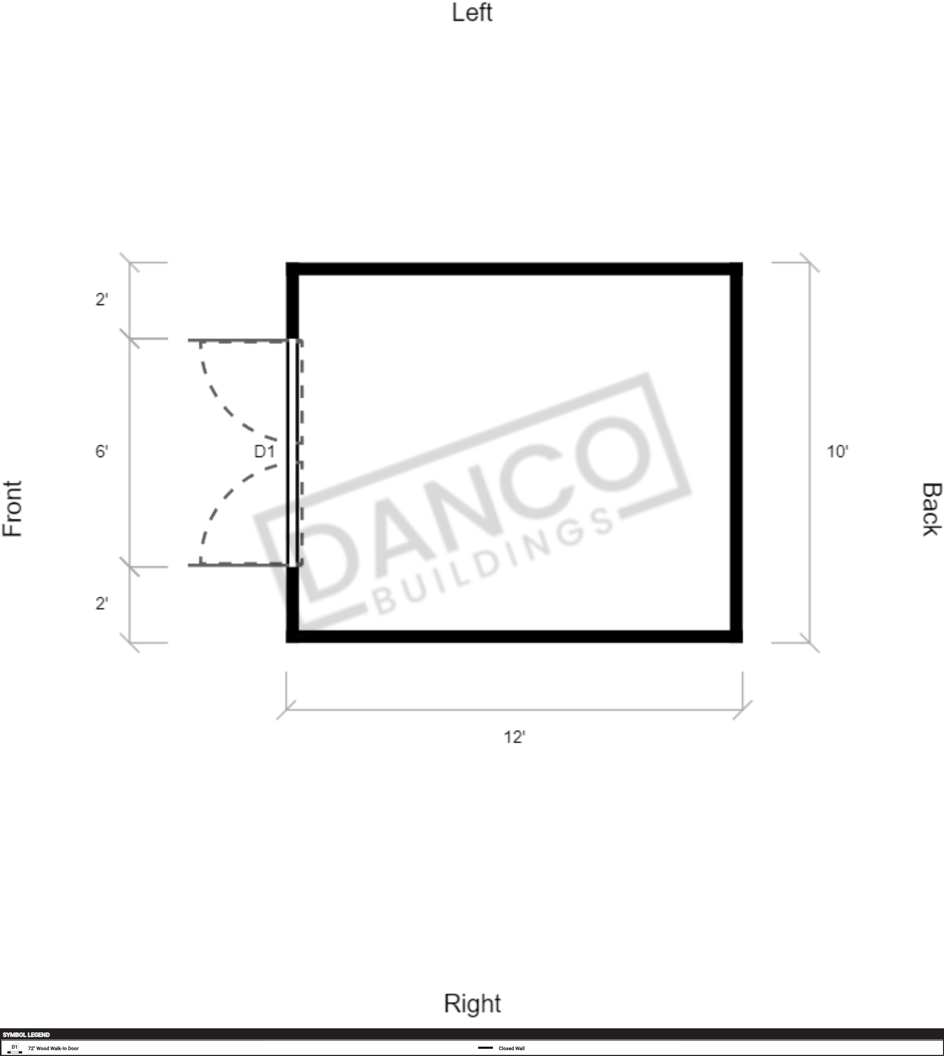 Utility Shed 10x12 - Image 2