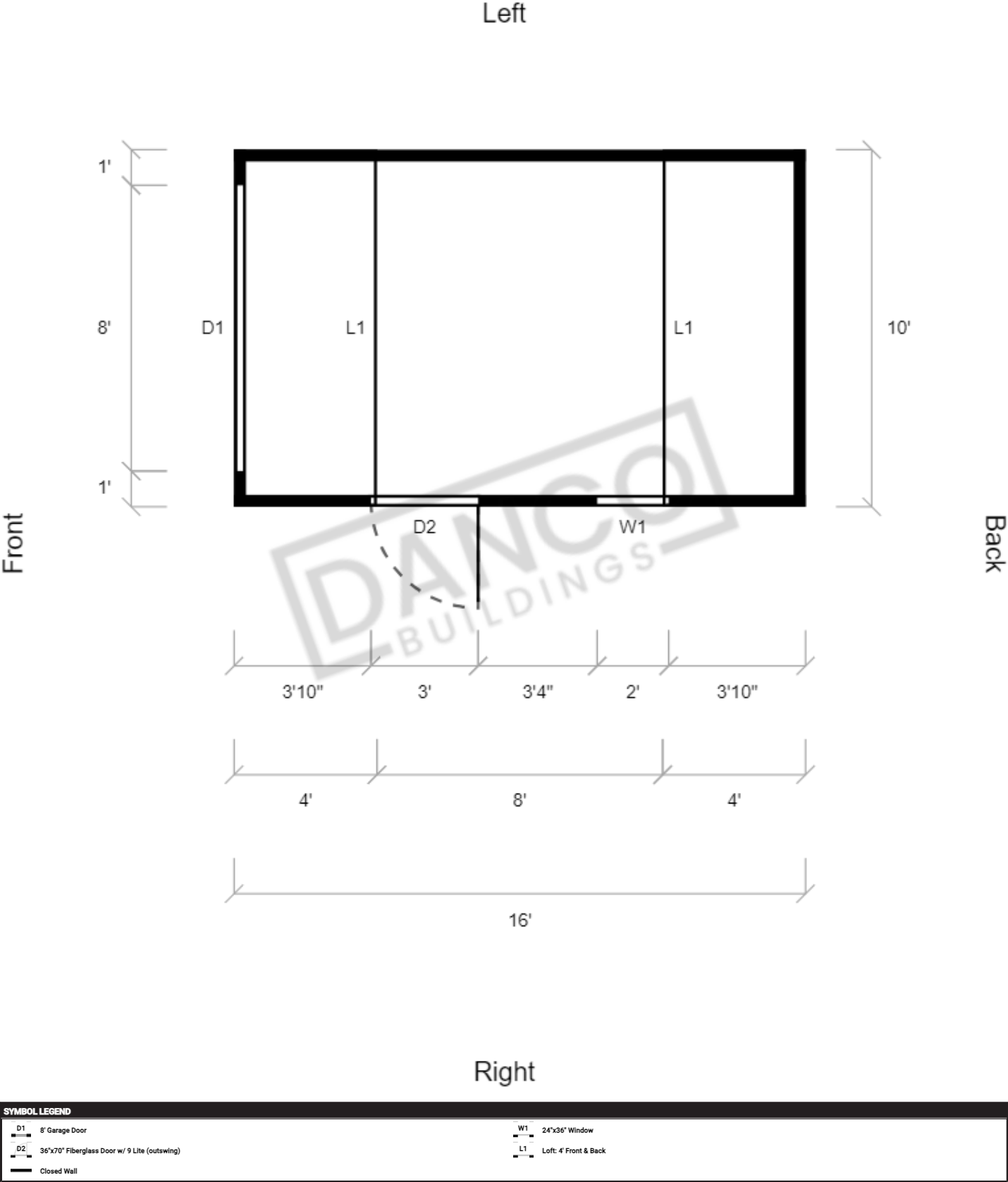 Lofted Barn 10x16 - Image 2