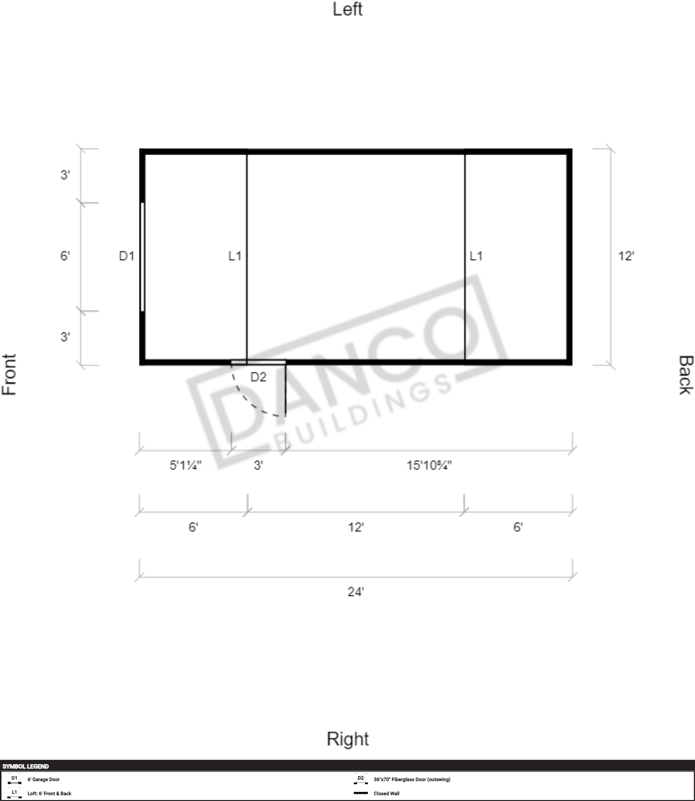 Lofted Barn 12x24 - Image 2