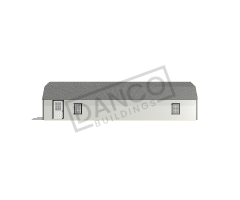 Side Lofted Barn 16x50 - Image 4