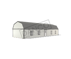 Side Lofted Barn 16x50