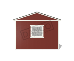 Center Side Porch Cabin 12x28 - Image 6