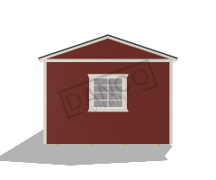 Center Side Porch Cabin 12x28 - Image 5