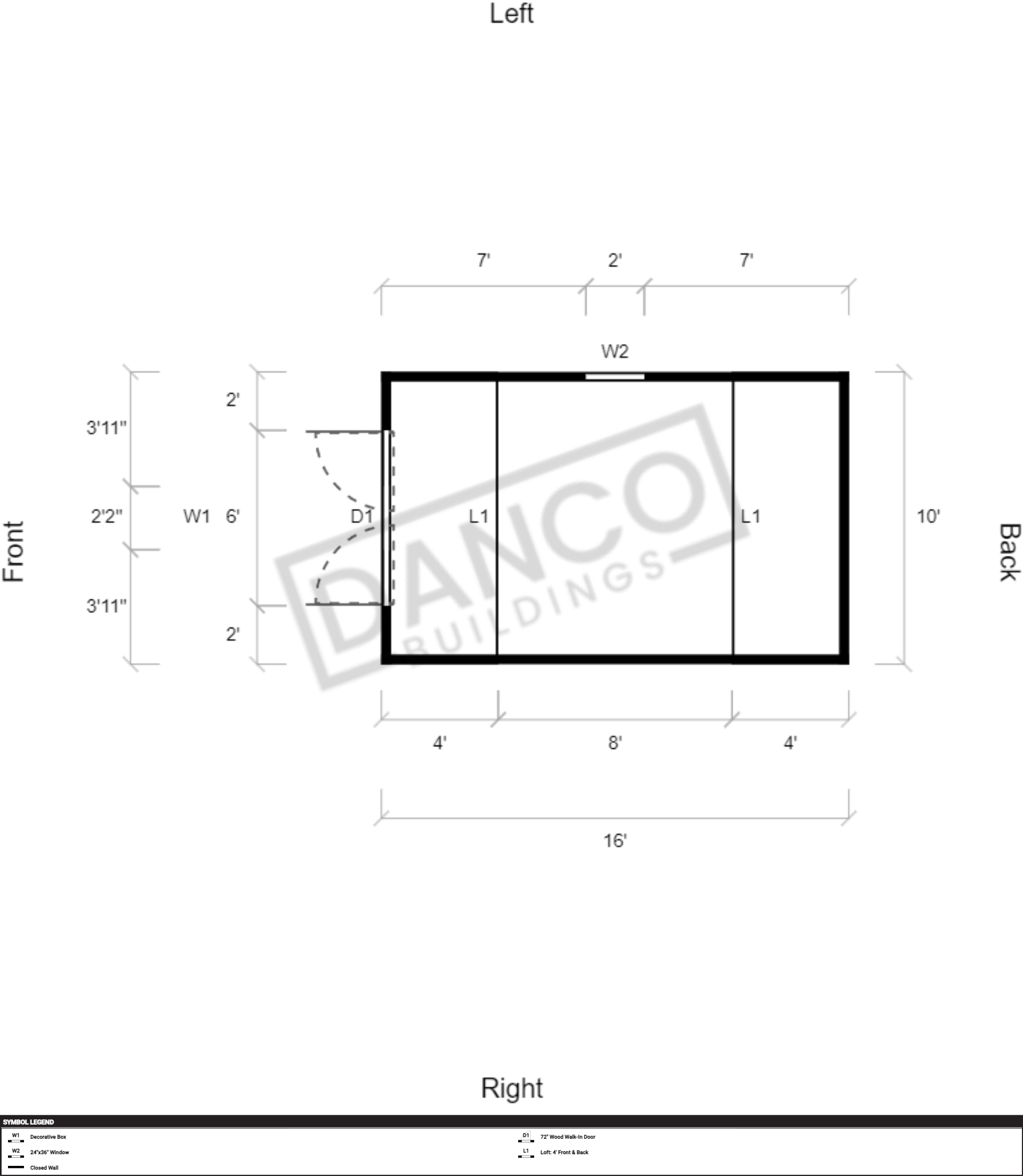 Lofted Barn 10x16 - Image 2