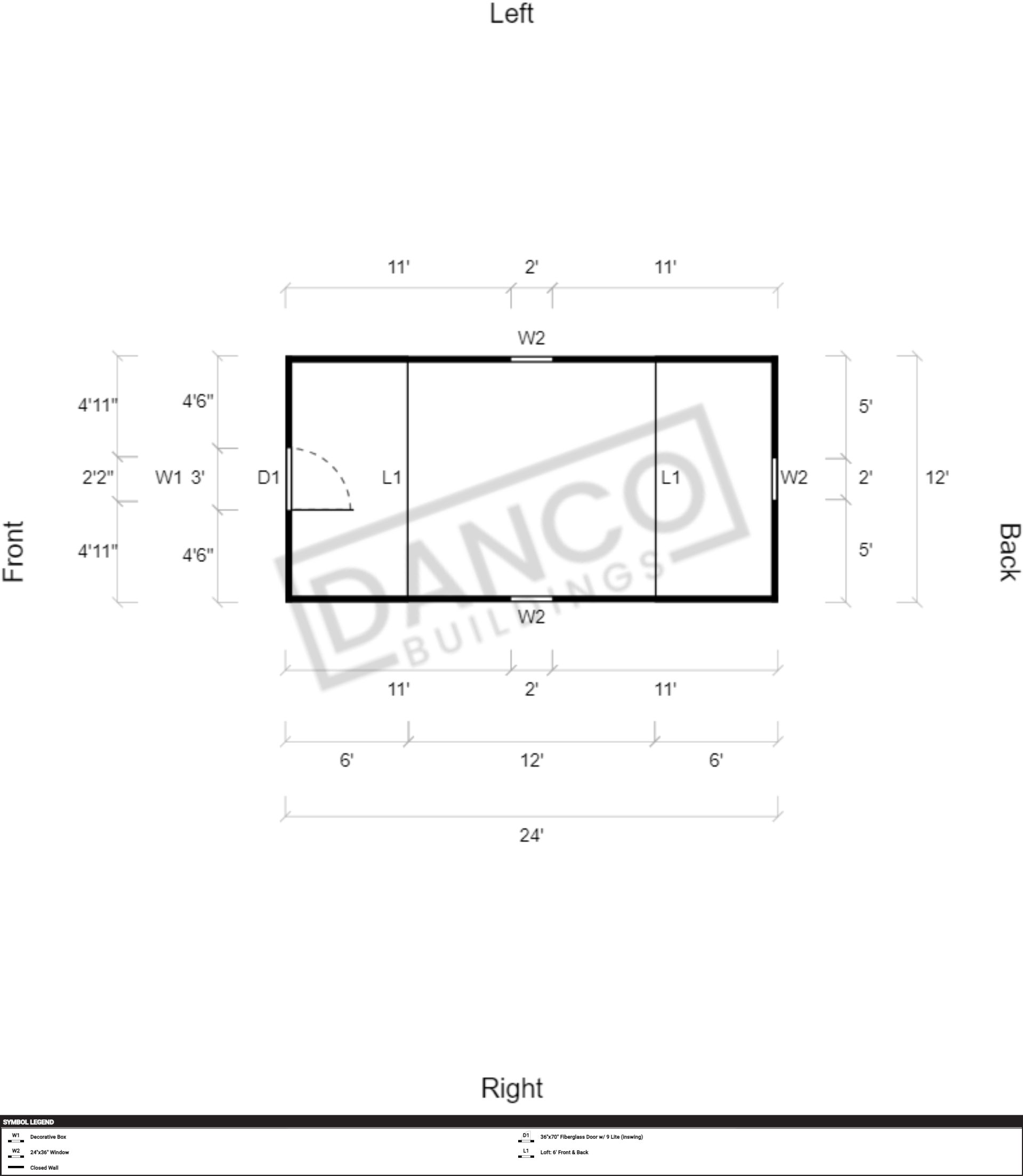 Lofted Barn 12x24 - Image 2