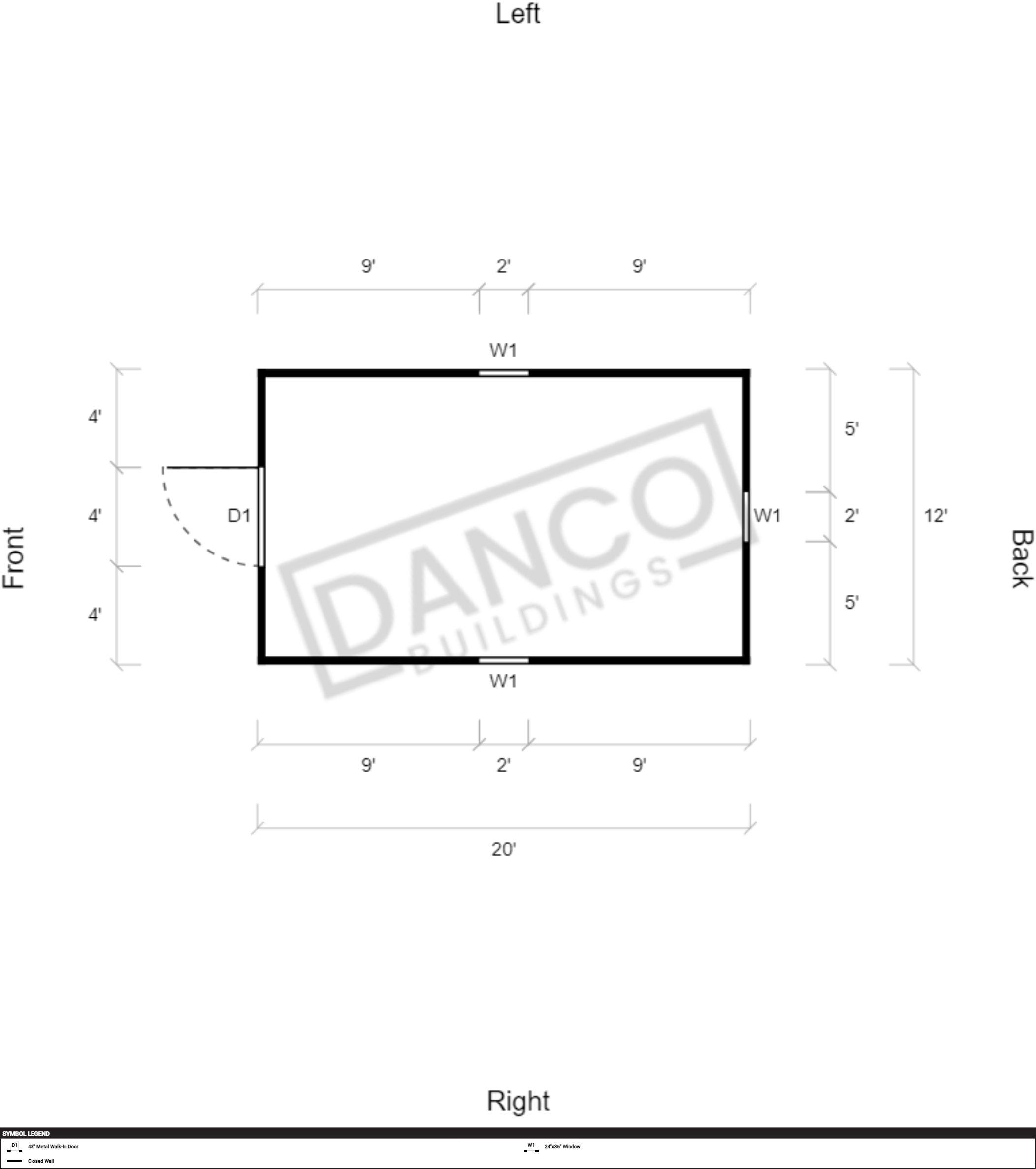 Extra Economy Metal Utility 12x20 - Image 2