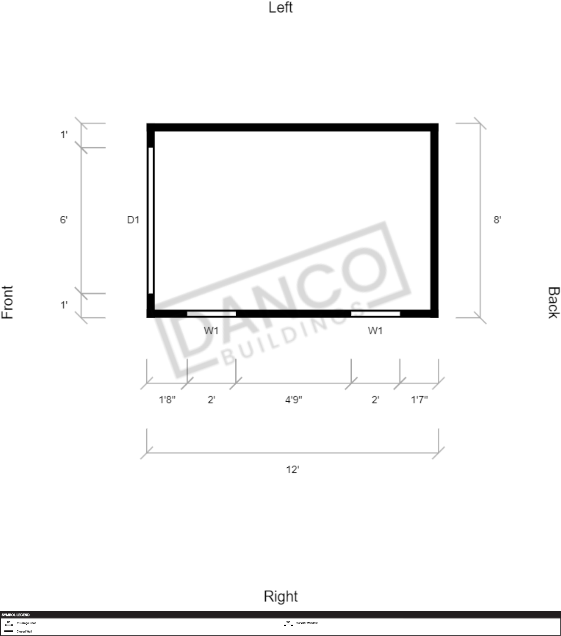 Utility Shed Premium 8x12 - Image 2