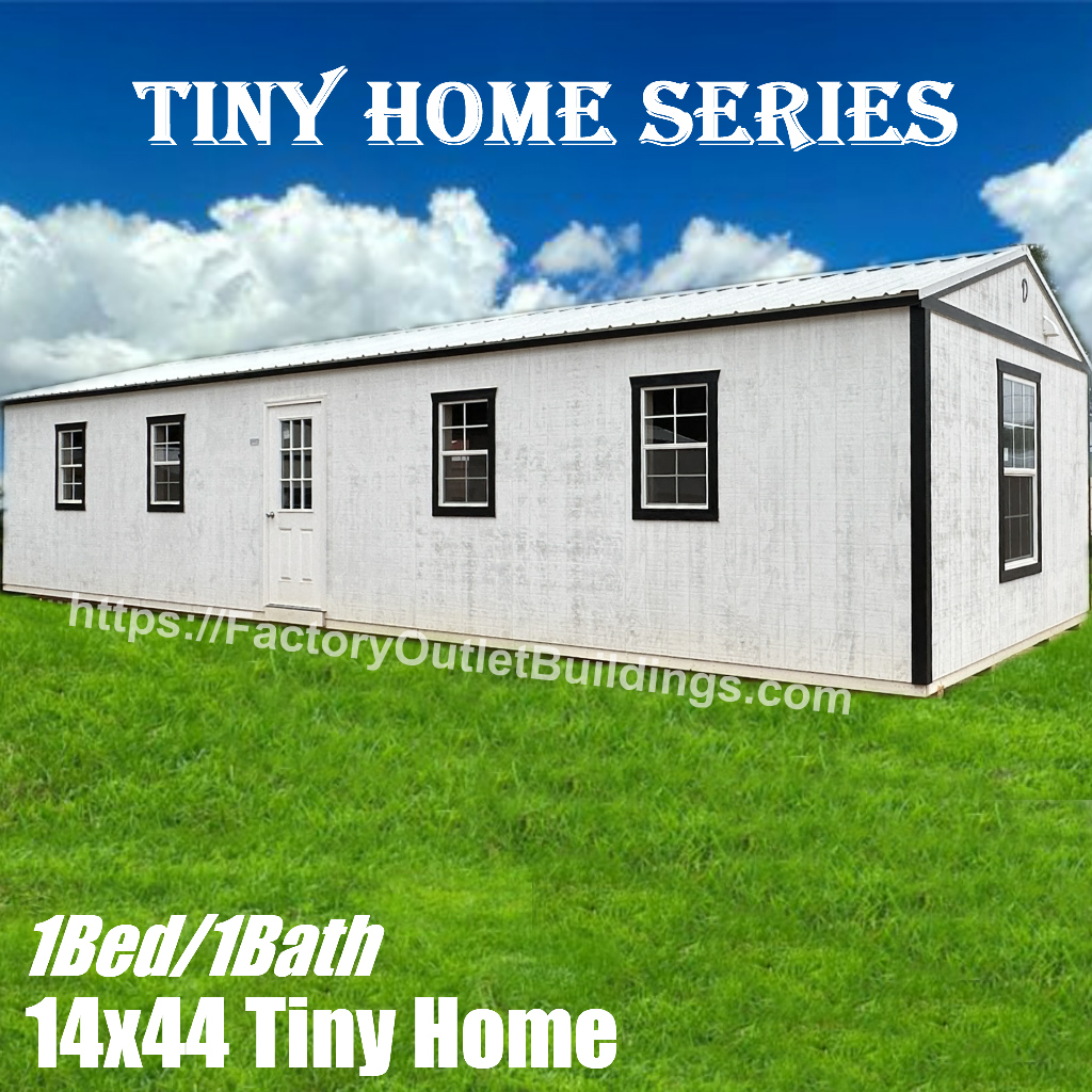 Finished Out Utility Shed 14x44/240588