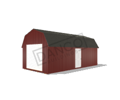 Lofted Barn Garage Premium 12x24