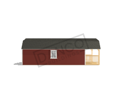 Lofted Barn Cabin 12x32 - Image 4