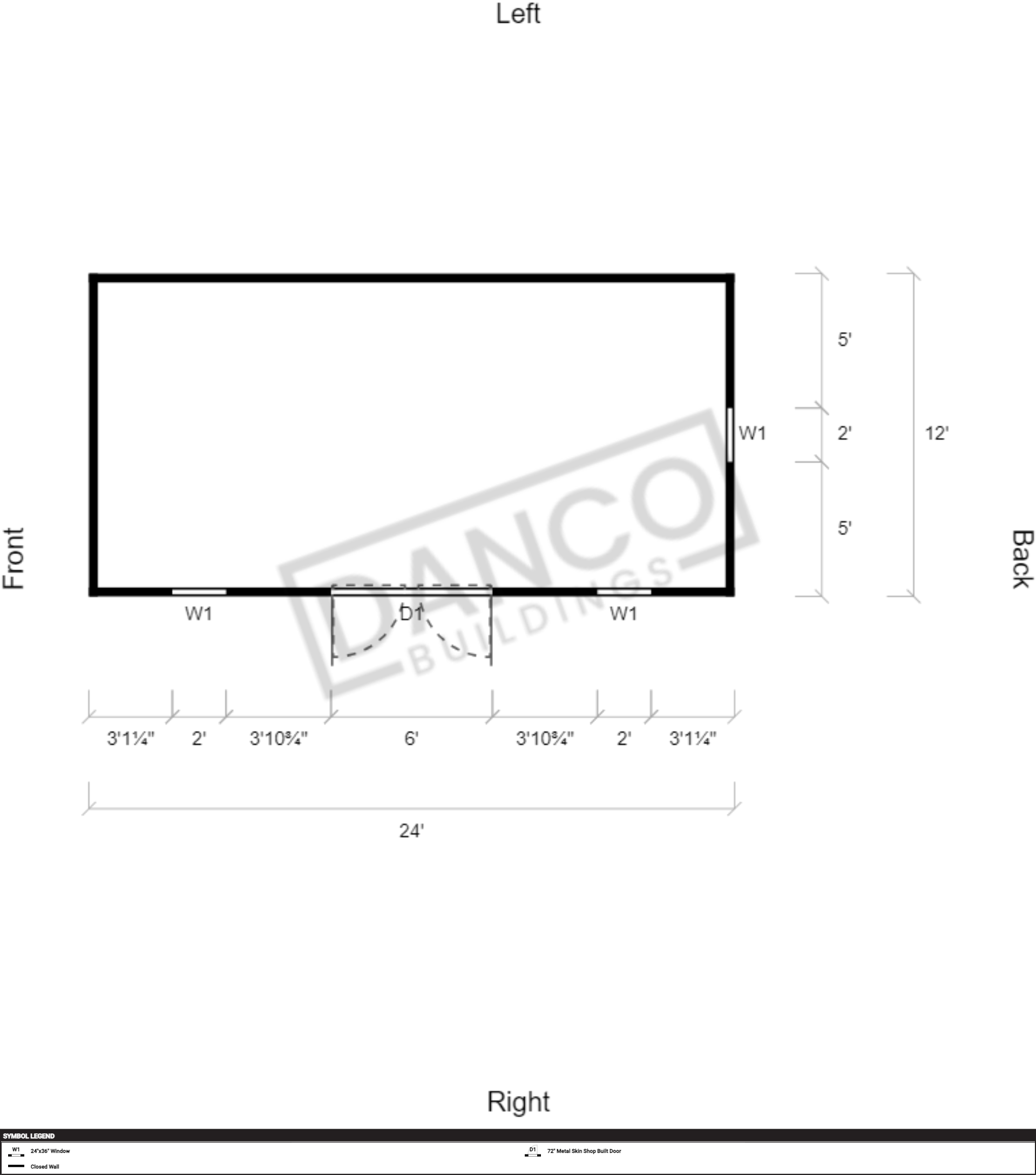 Extra Economy Metal Utility 12x24 - Image 2