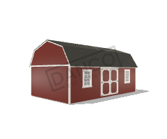 Side Lofted Barn 14x24