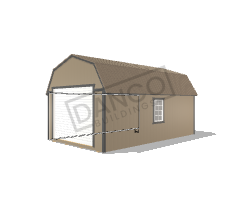 Lofted Barn Garage 12x20