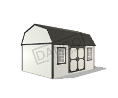 Side Lofted Barn 12x16