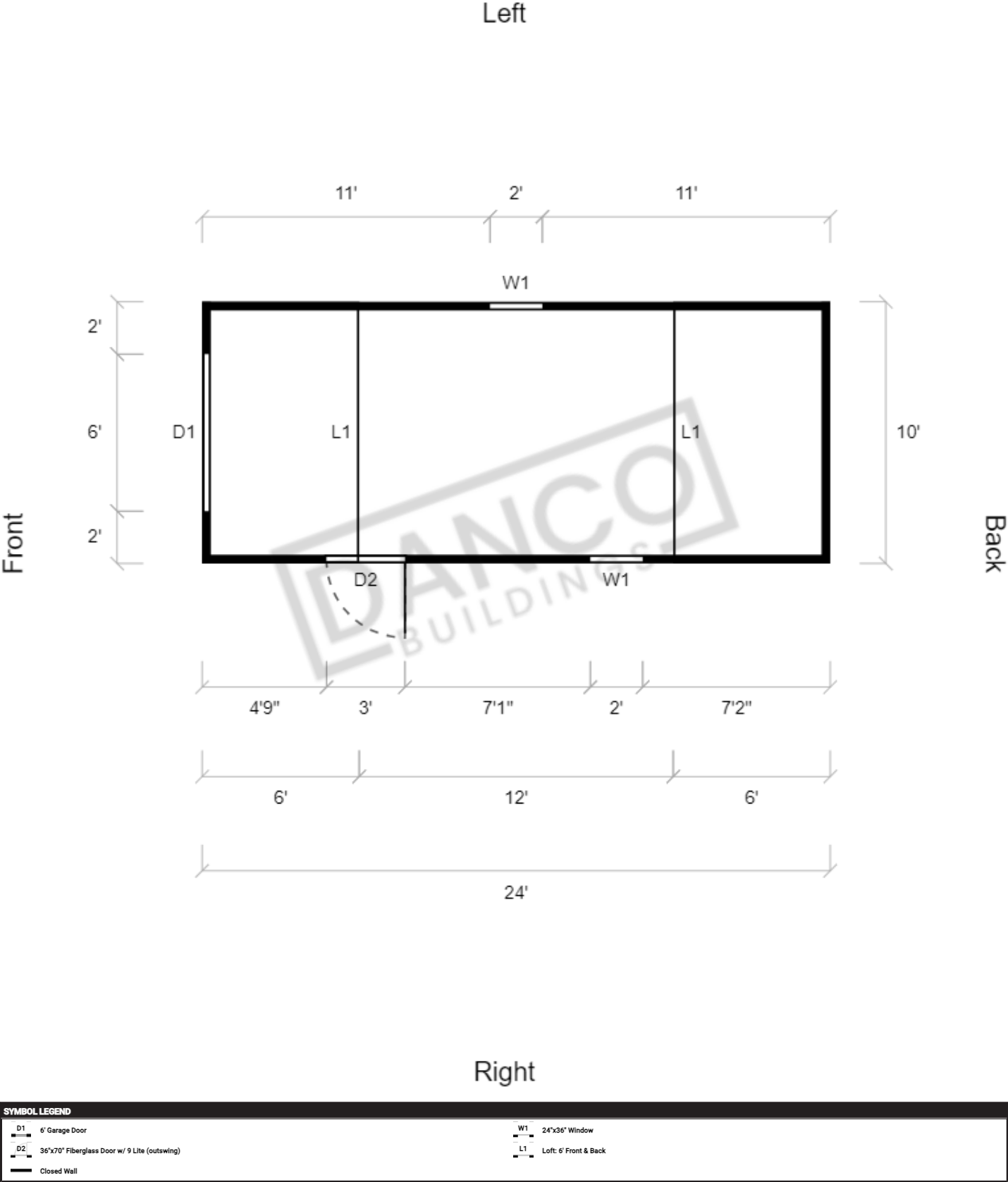 Lofted Barn 10x24 - Image 2