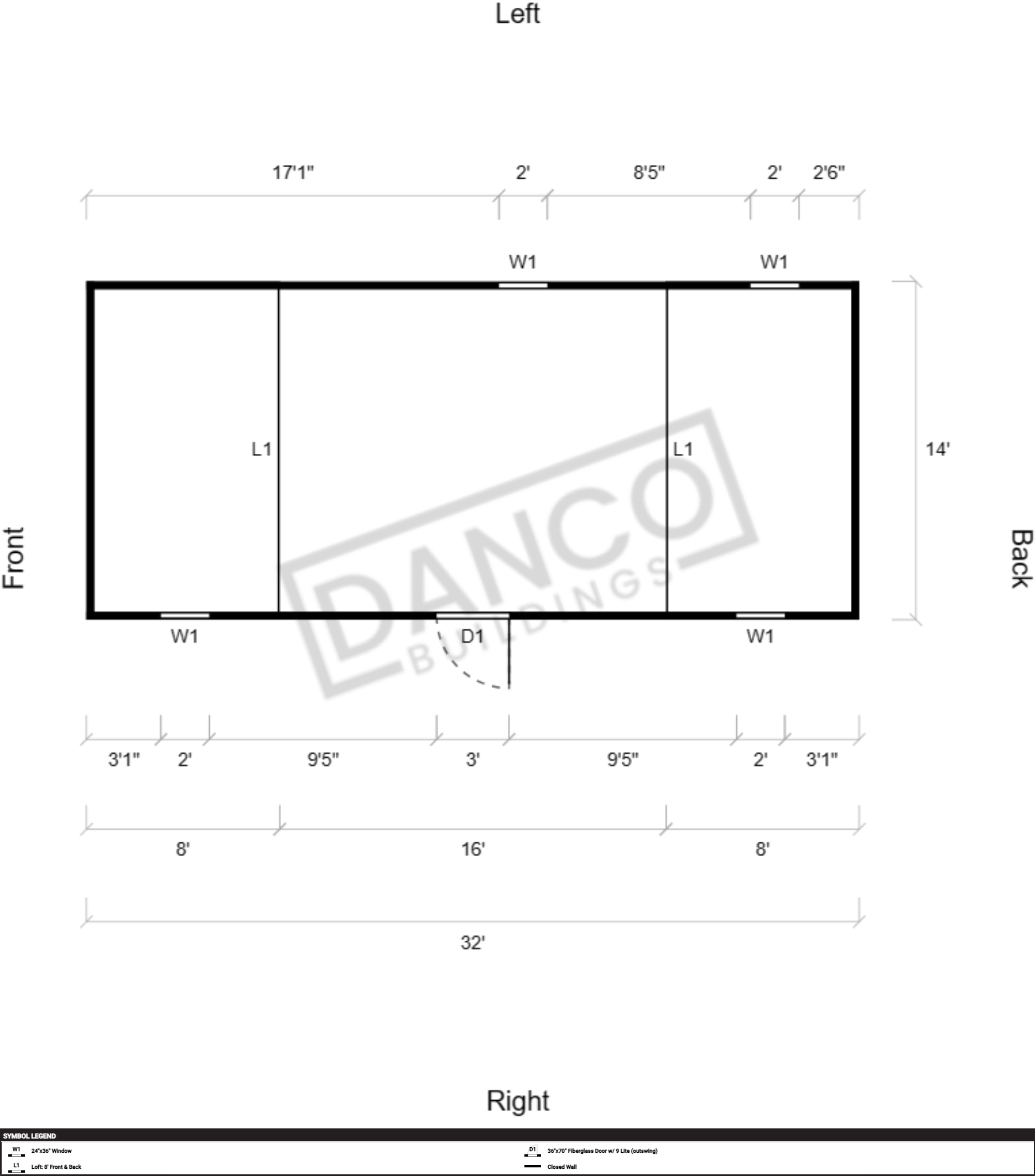 Side Lofted Barn 14x32 - Image 2