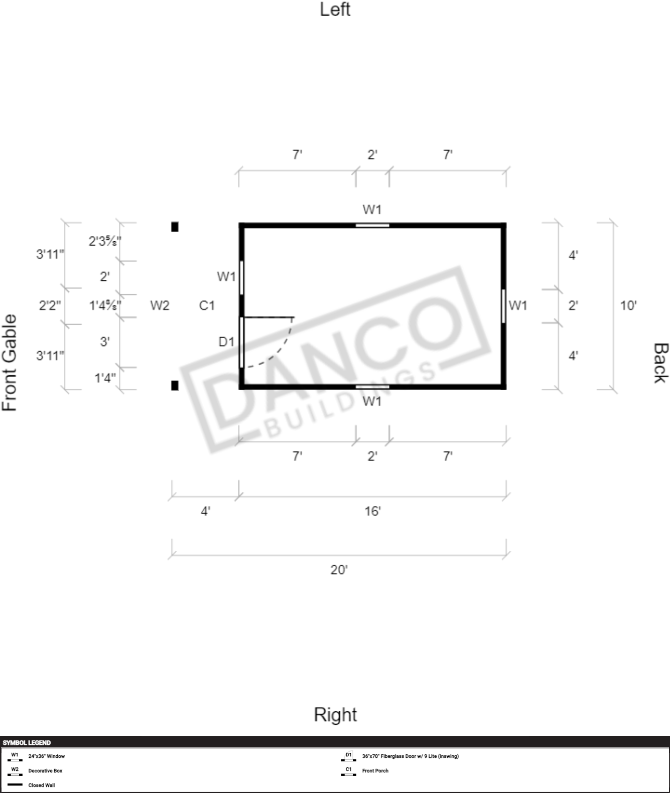 Lofted Barn Cabin 10x20/240693 - Image 2