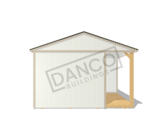 Corner Porch Cabin 14x28 - Image 6
