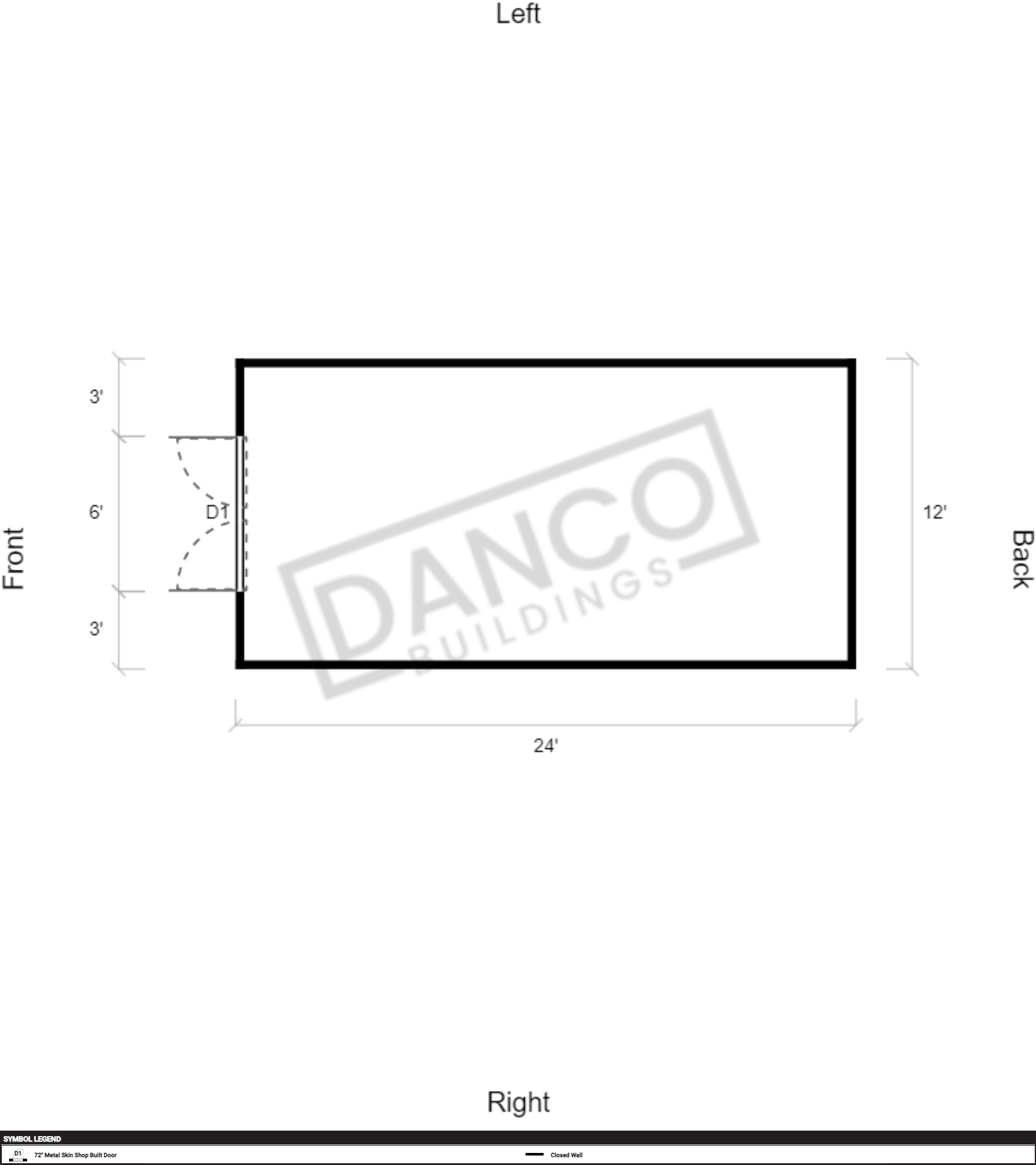 Extra Economy Metal Utility 12x24 - Image 2