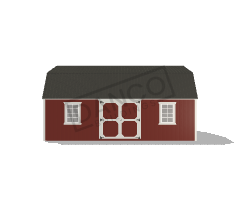 Side Lofted Barn 16x24 - Image 3