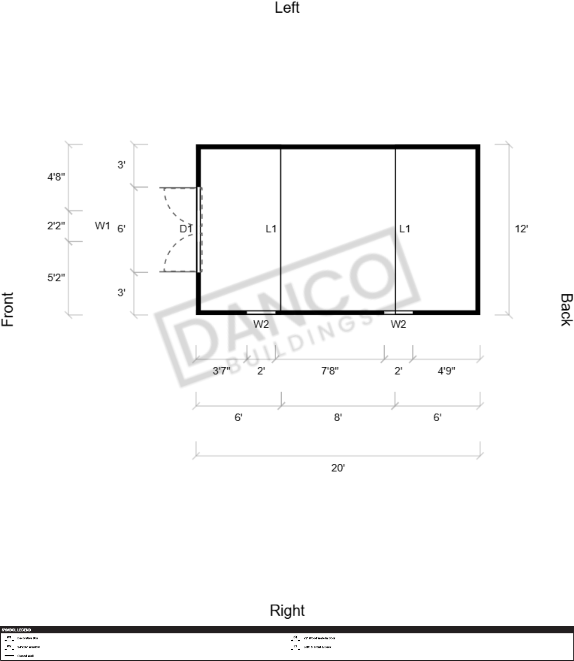 Lofted Barn 12x20 - Image 2