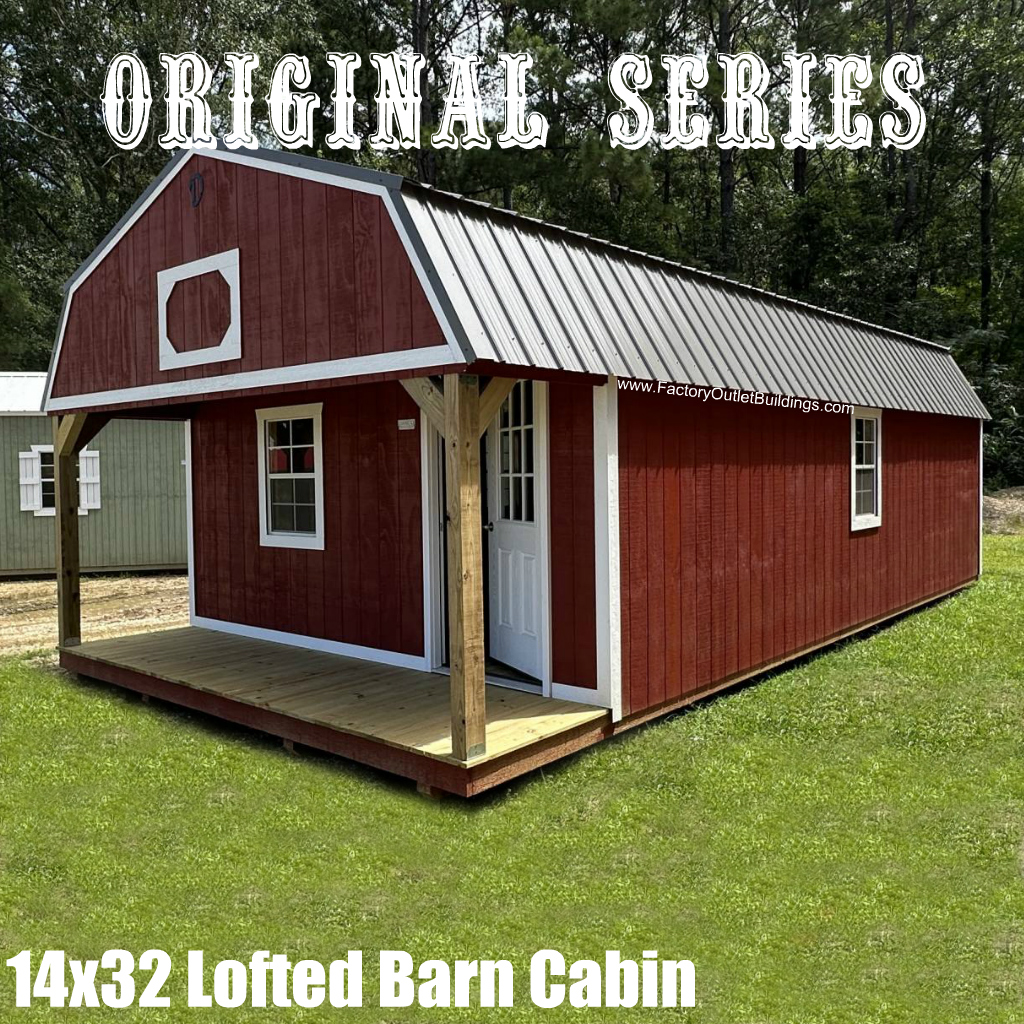 Lofted Barn Cabin 14x32/240767