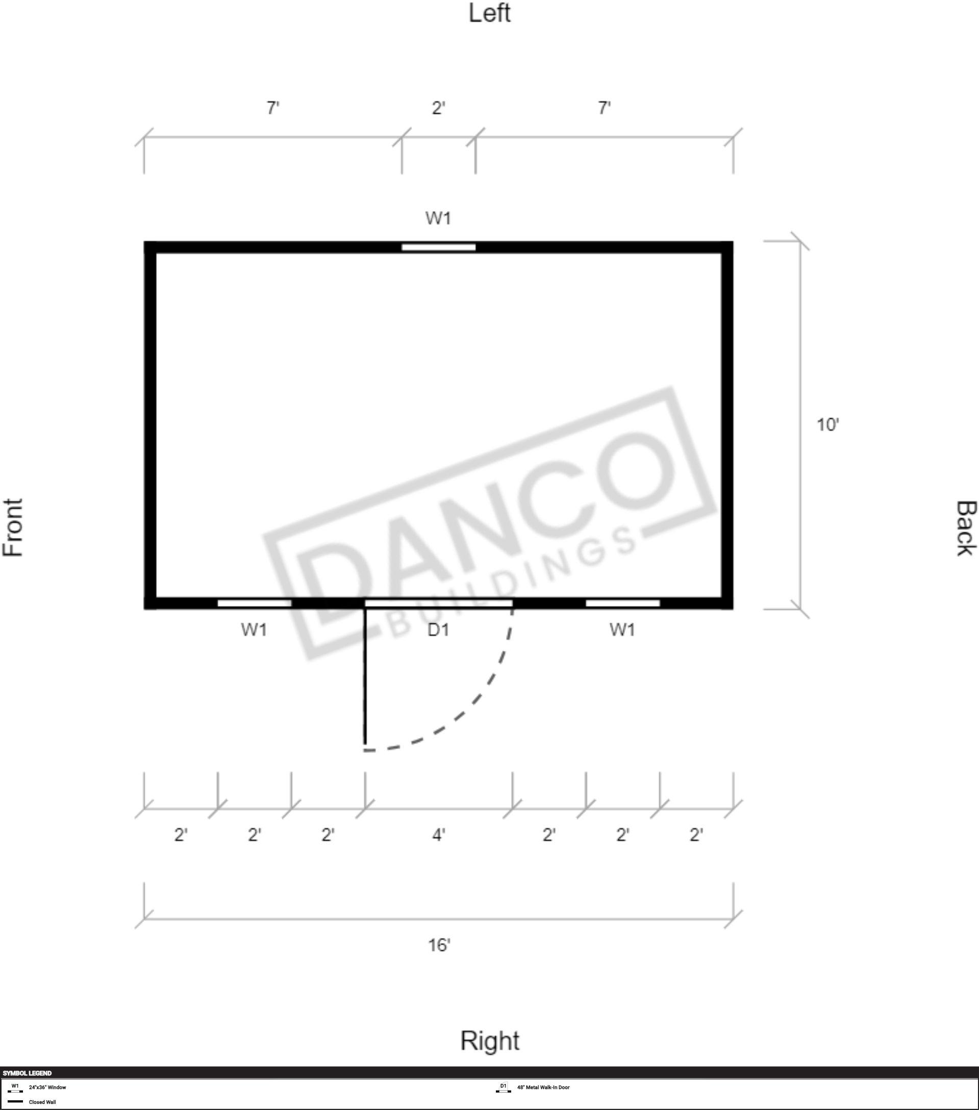 Extra Economy Metal Utility 10x16 - Image 2