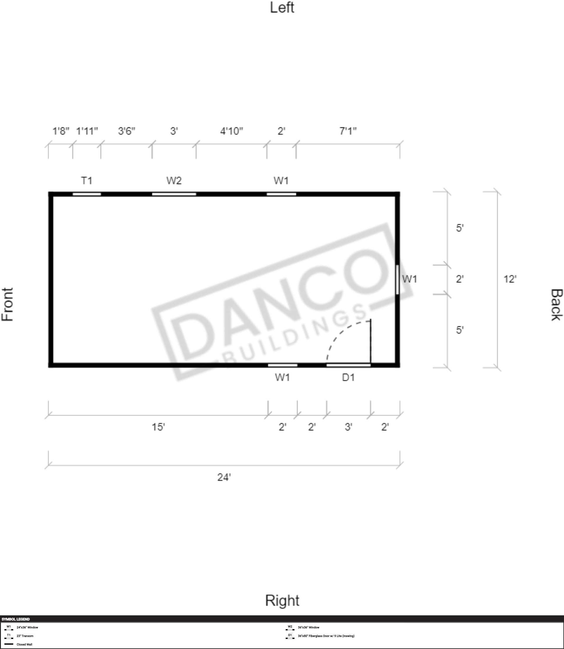 Economy Wood Utility 12x24 - Image 2