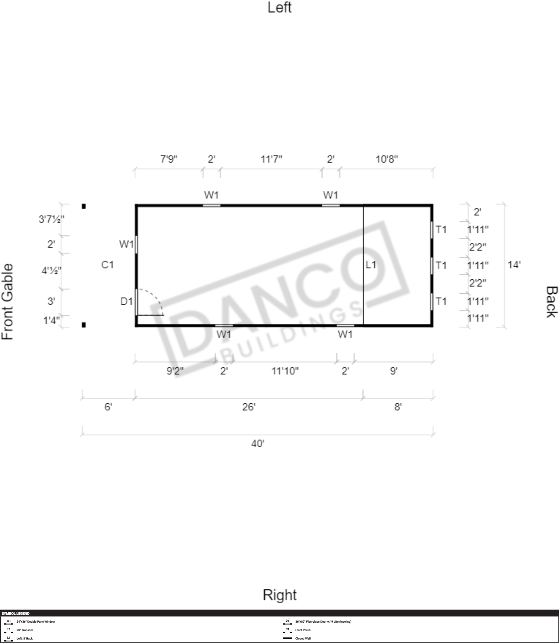 Standard Cabin 14x40 - Image 2