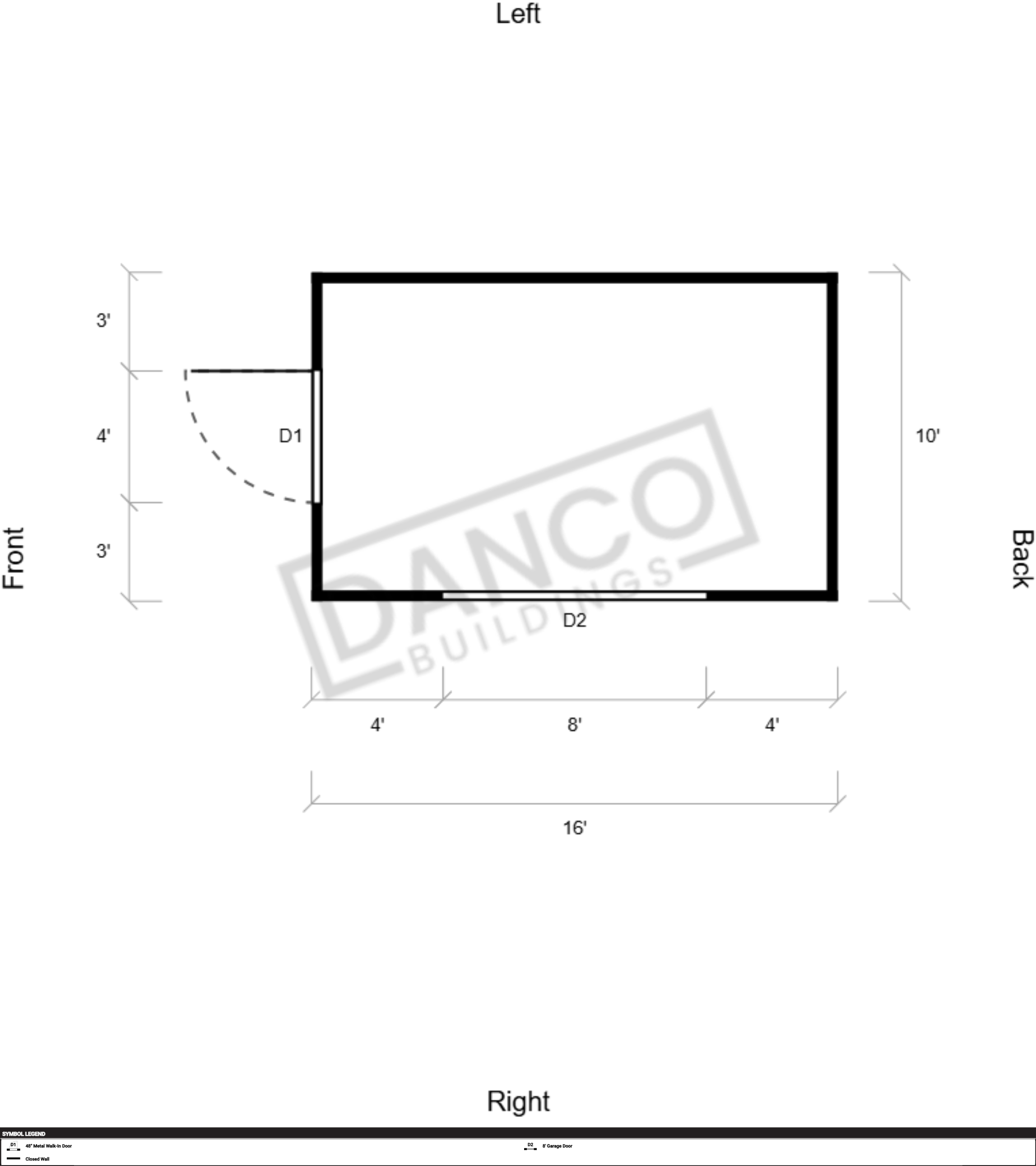 Extra Economy Metal Utility 10x16/240737 - Image 2