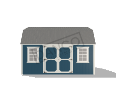 Side Lofted Barn 12x16 240723 - Image 3