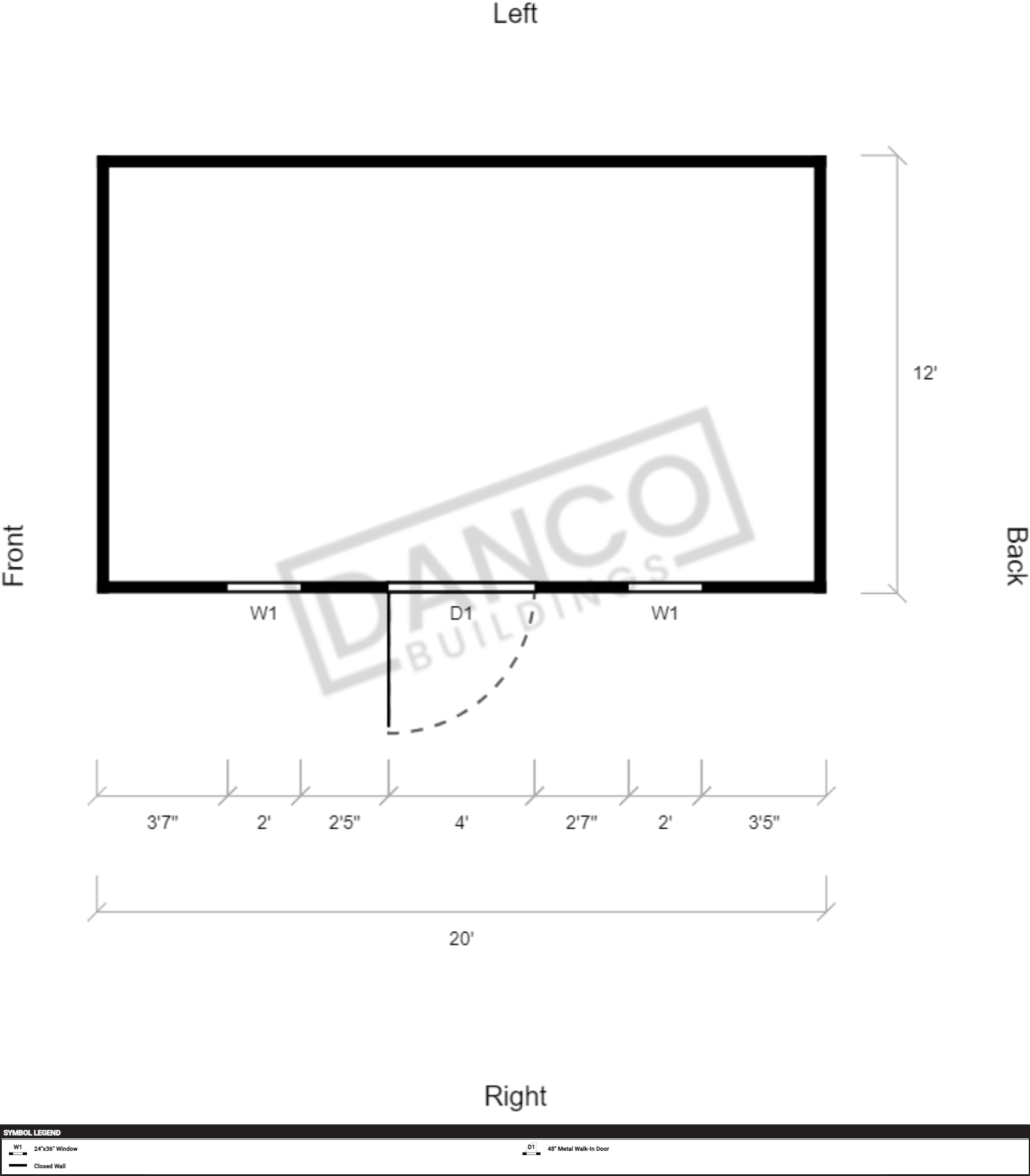 Extra Economy Metal Utility 12x20 - Image 2