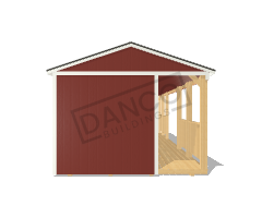 Side Porch Cabin 12x32 - Image 6