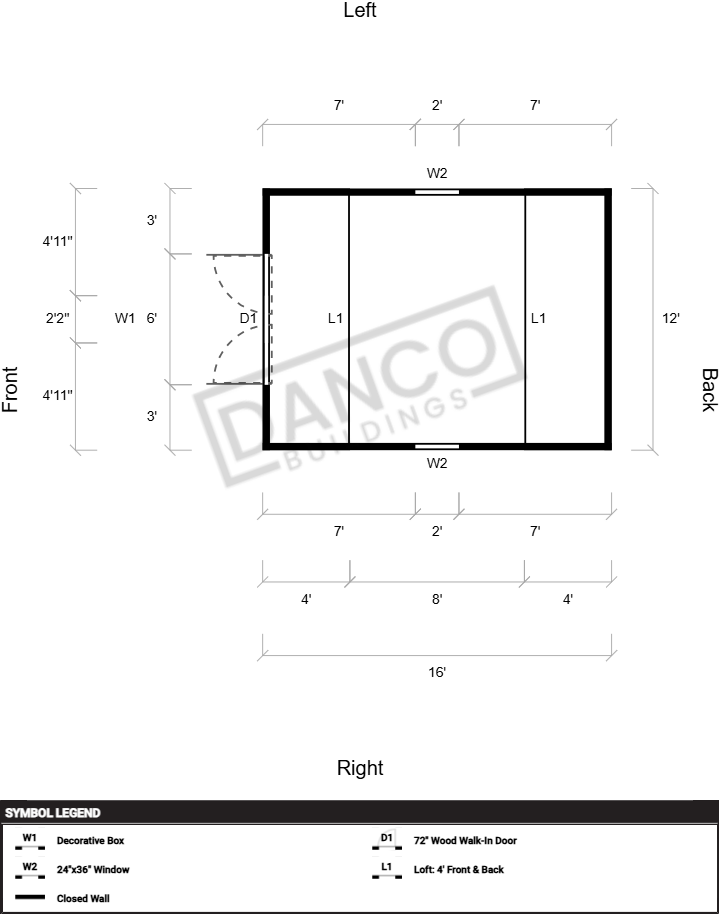 Lofted Barn 12x16 - Image 2