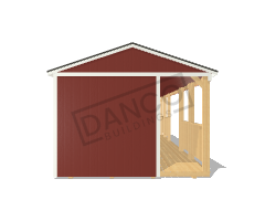 Side Porch Cabin 12x32 - Image 6