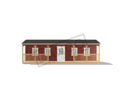 Side Porch Cabin 12x32 - Image 3