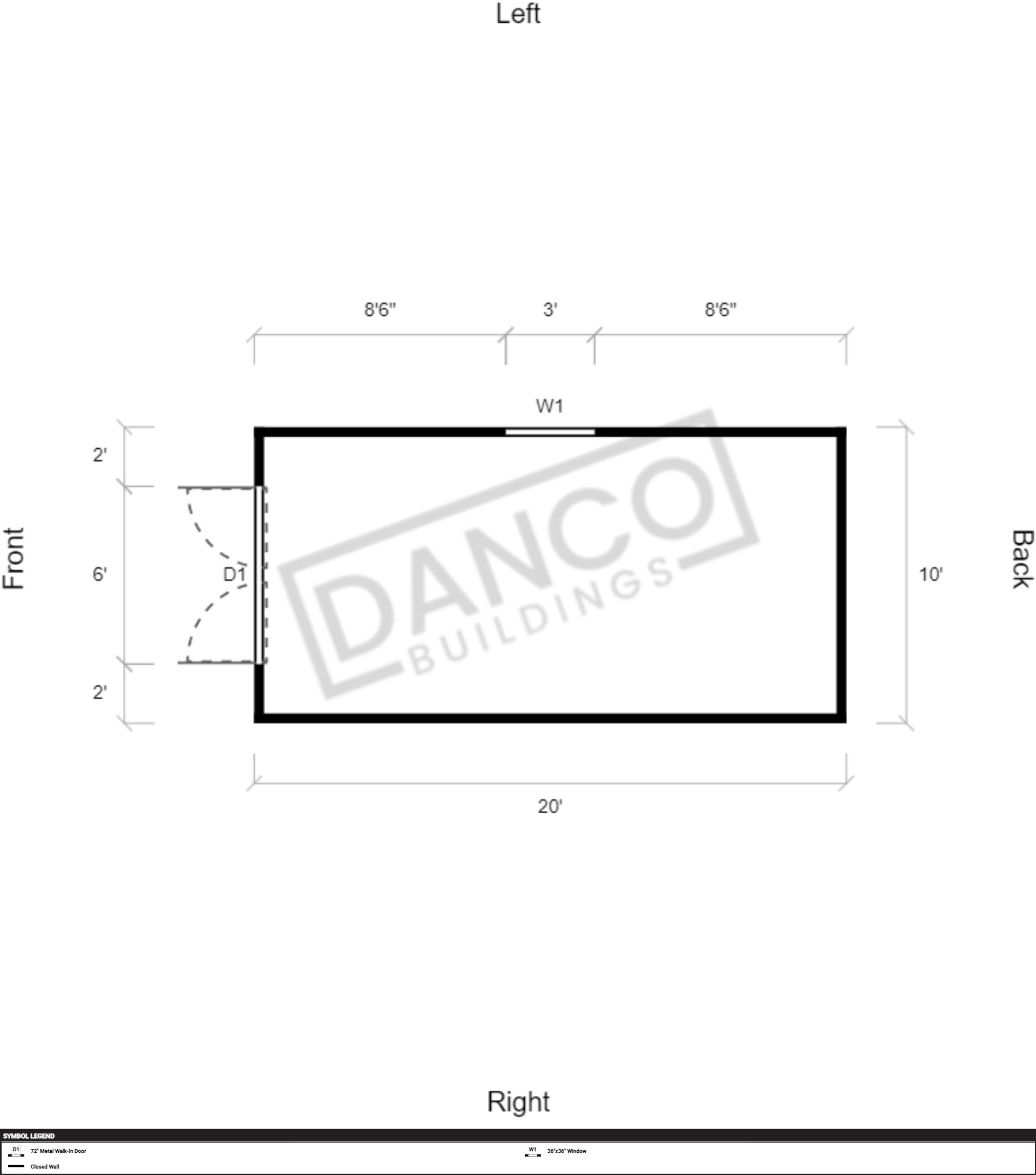 Utility Shed Premium 10x20 - Image 2